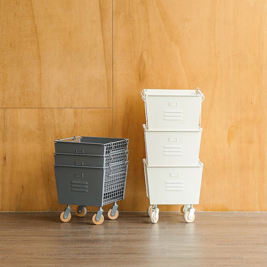 LIV 附輪堆疊收納籃|KOEKI