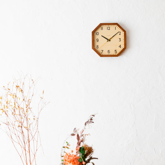 八邊形山毛櫸掛鐘|INTERZERO