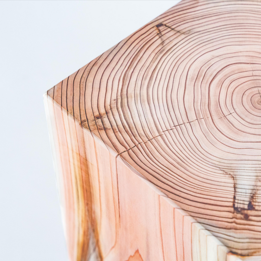 原木椅凳/邊桌|方形|Tokyo Chainsaws