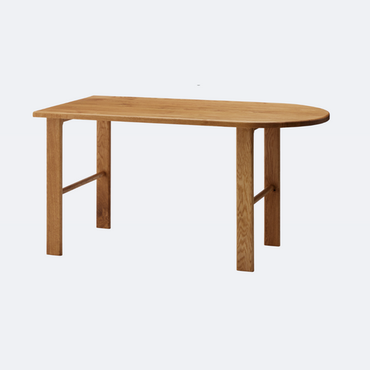 Central 半橢圓實木餐桌|Switch Furniture