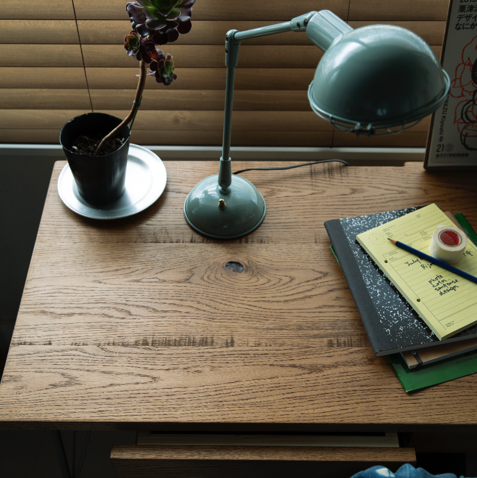 工業風實木書桌|Switch Furniture