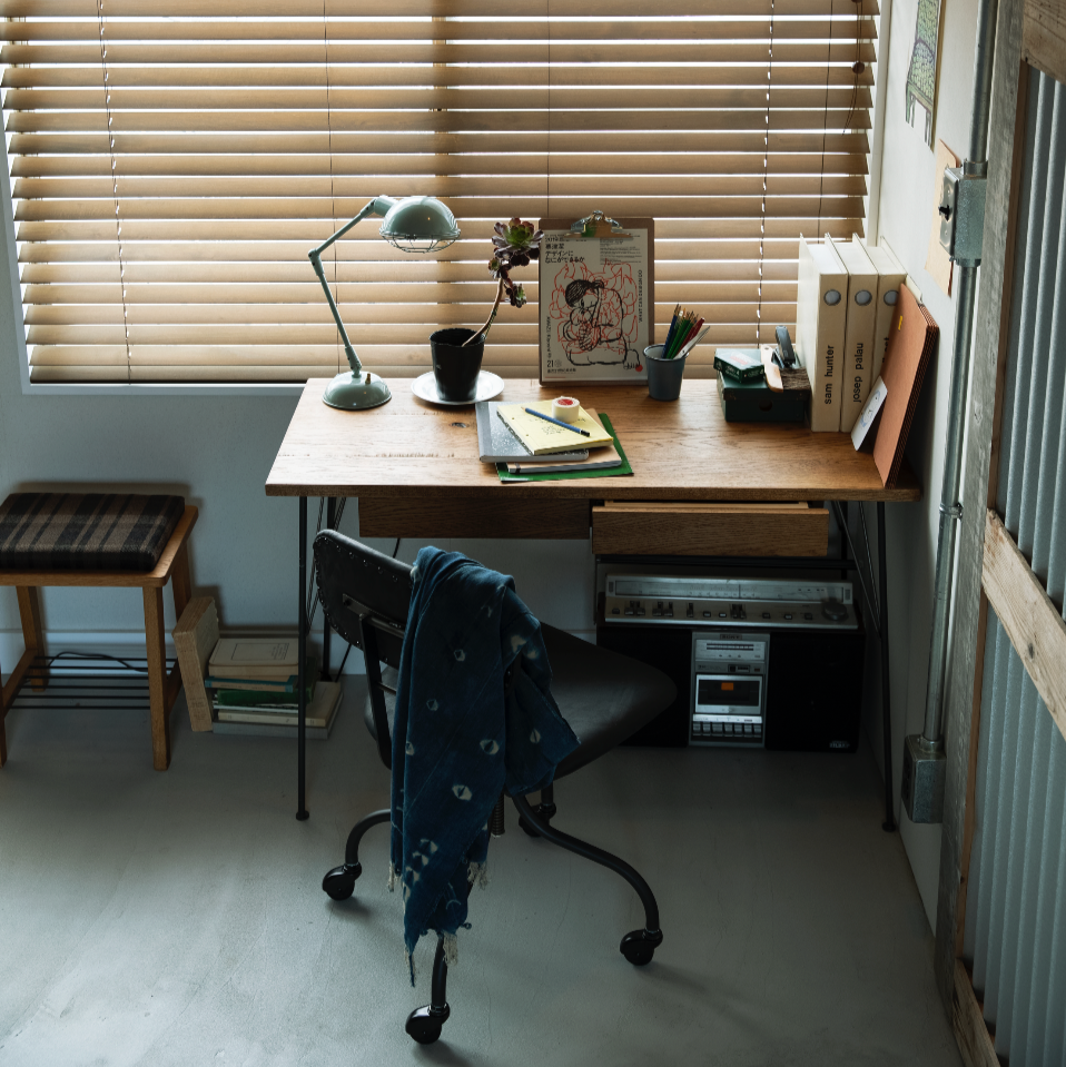 工業風實木書桌|Switch Furniture
