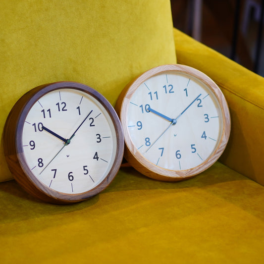 小堅果實木時鐘|INTERZERO