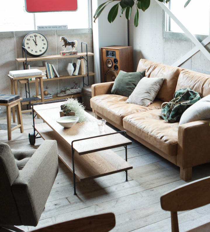 附輪實木茶几|Switch Furniture