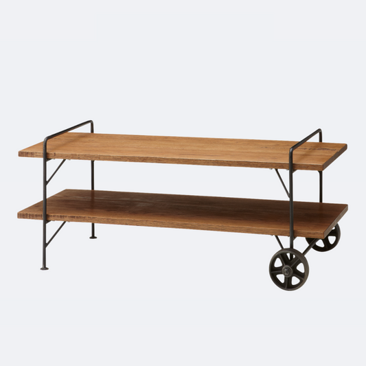 附輪實木茶几|Switch Furniture