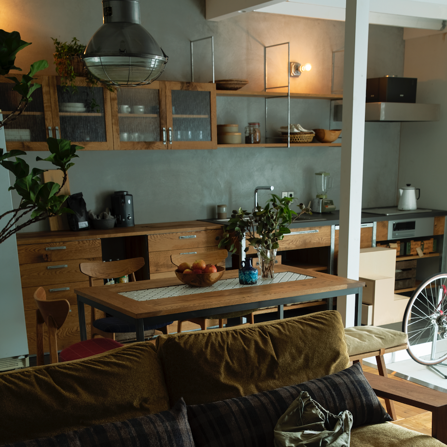 Tile 磁磚實木餐桌|Switch Furniture