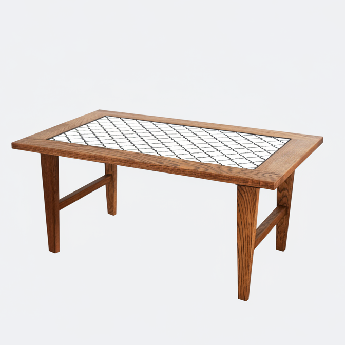 Tile 磁磚實木茶几｜Switch Furniture