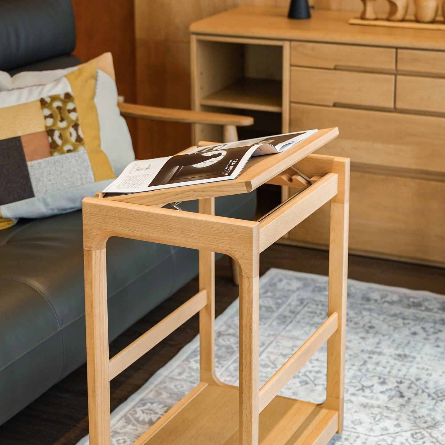 No.4900 附輪邊桌｜濱本工藝