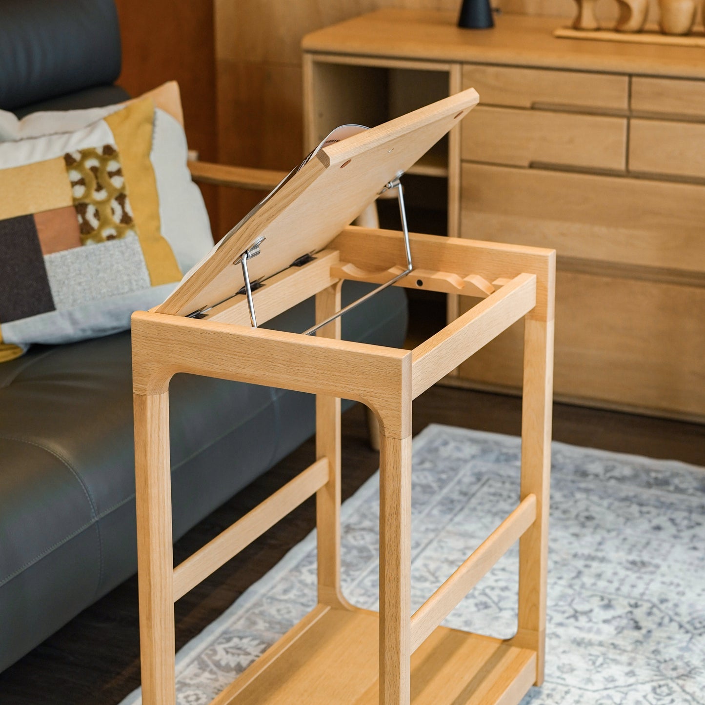 No.4900 附輪邊桌｜濱本工藝