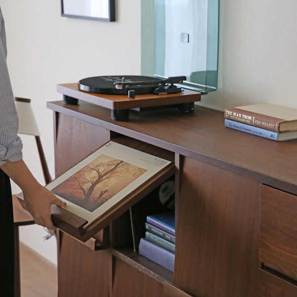 LECCE 黑膠雜誌櫃｜Takano Mokkou 高野木工