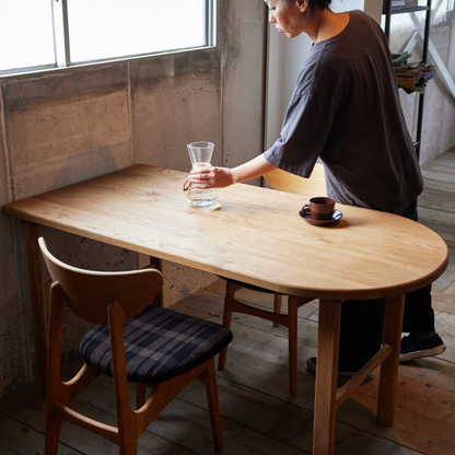 Central 半橢圓實木餐桌｜Switch Furniture