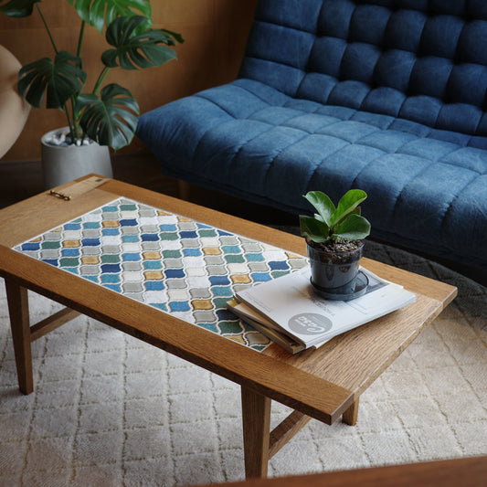Tile 磁磚實木茶几｜Switch Furniture