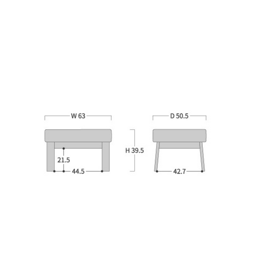 Sign 沙發腳凳｜Ibata Interior