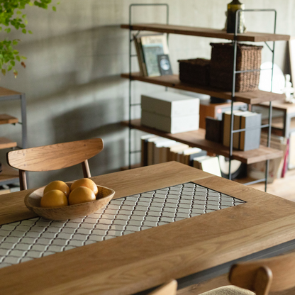 Tile 磁磚實木餐桌｜Switch Furniture