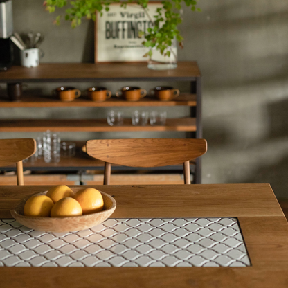 Tile 磁磚實木餐桌｜Switch Furniture