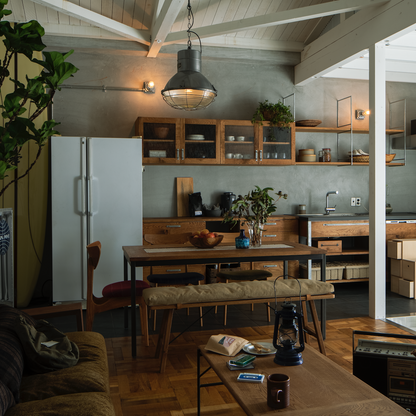 Tile 磁磚實木餐桌｜Switch Furniture