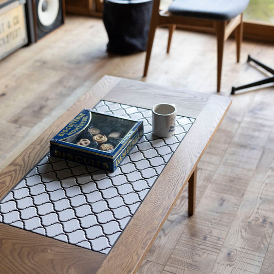 Tile 磁磚實木茶几｜Switch Furniture
